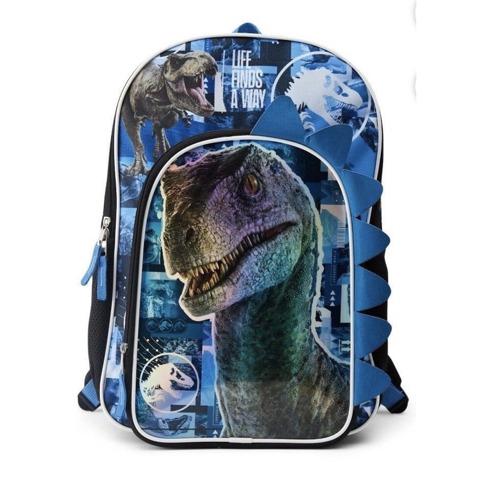 Universal Studio Jurassic World Boy's 17" Laptop Backpack - Blue